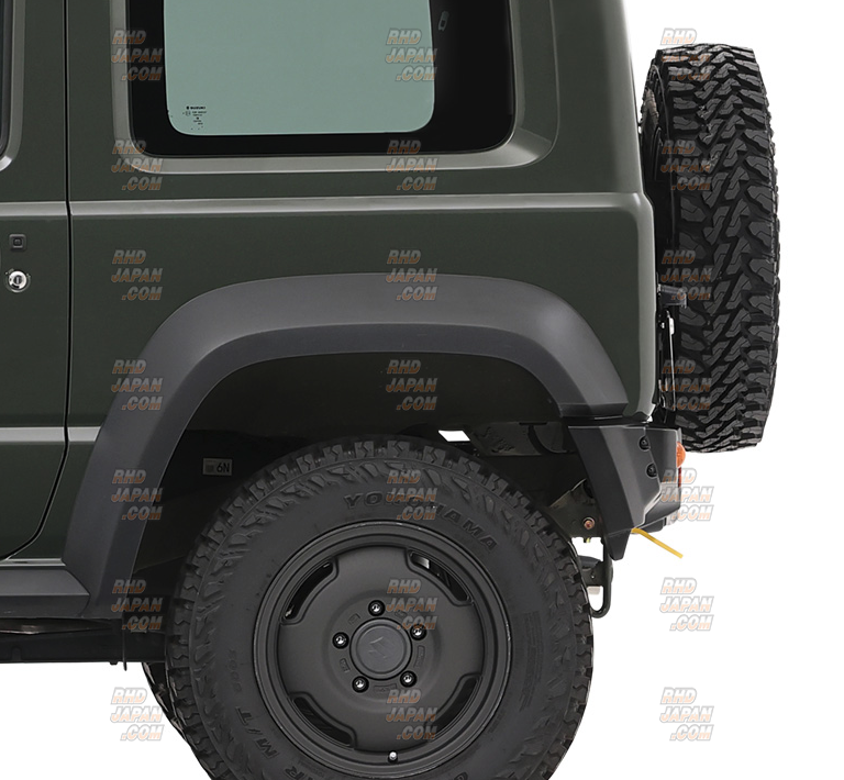 Apio Tactile Rear Bumper Matt Black - Jimny Sierra JB74W Jimny